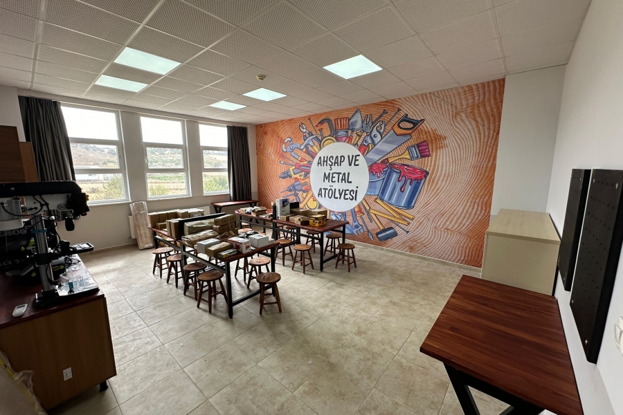 Çanakkale Campus College Wood and Metal Workshop Project